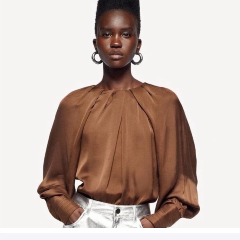 Zara Satin Bodysuit